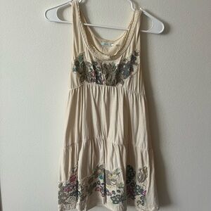 Urban Outfitters Kimchi Blue floral and cream dress